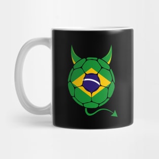 Brazil Football Halloween Mug